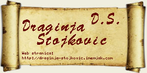 Draginja Stojković vizit kartica